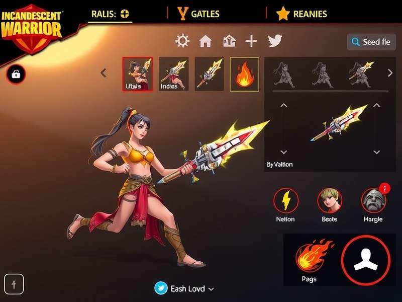 Incandescent Warrior character customization options